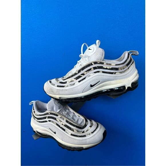 Nike Air Max 97 Floral White BV0129-100 Women's Running Shoes Sneakers Size 8 - Picture 2 of 6